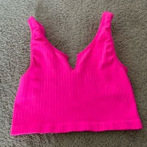 Pink Crop top 🩷